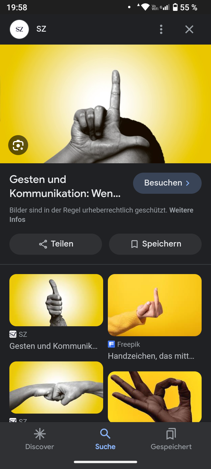 Hand Yeichen Was bedeutet dieses Handzeichen? (Jugend, Körpersprache)