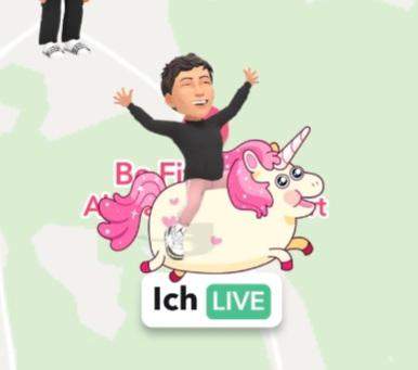 Was bedeutet dieses snapmap bitmoji? (Internet, Snapchat)