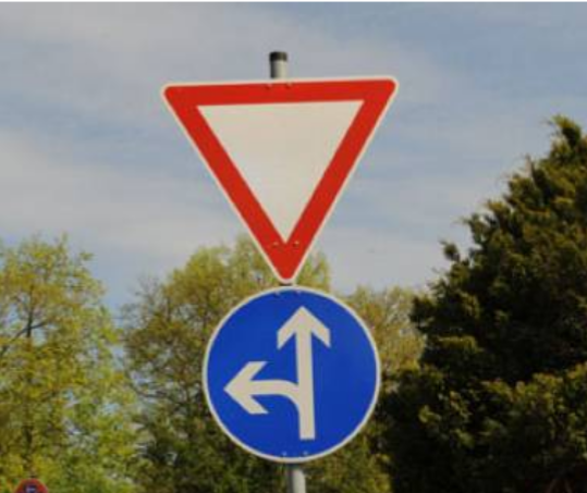 Was Bedeutet Dieses Verkehrsschild Blaue Verkehr Fahrschule
