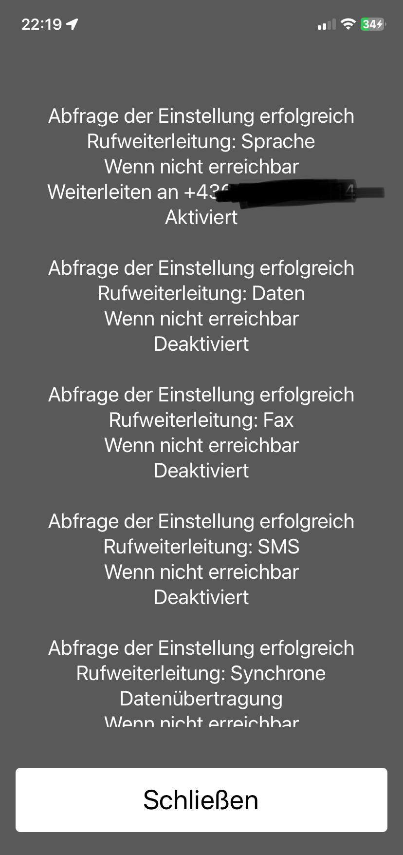 Was bedeutet es wenn hier aktiviert steht? (iOS, gehackt)