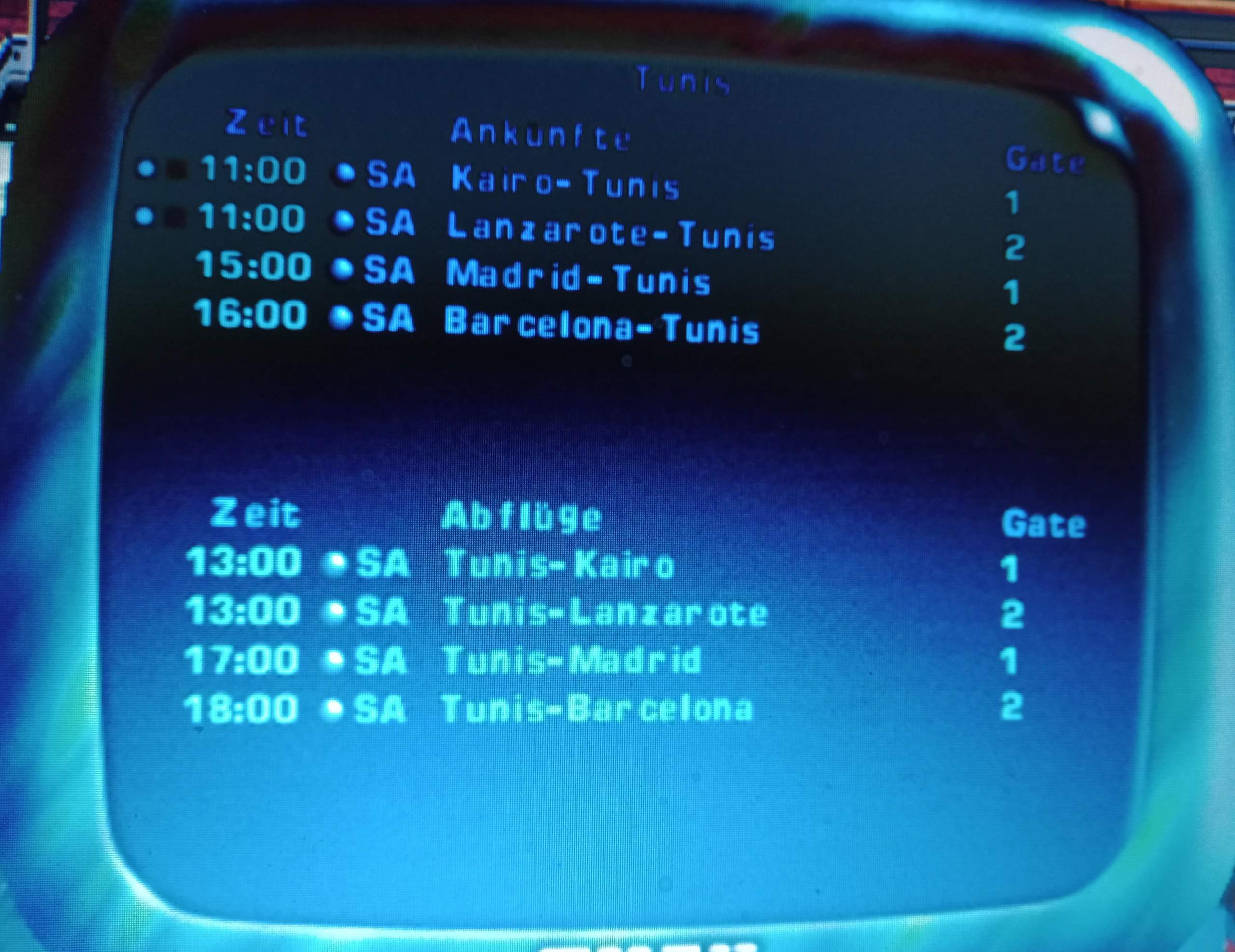 Was bedeutet Gate ext? (Reise, Flughafen)