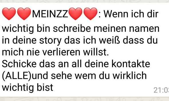 Whatsapp Kettenbrief Namen : Wir erklären, woran sie kettenbriefe