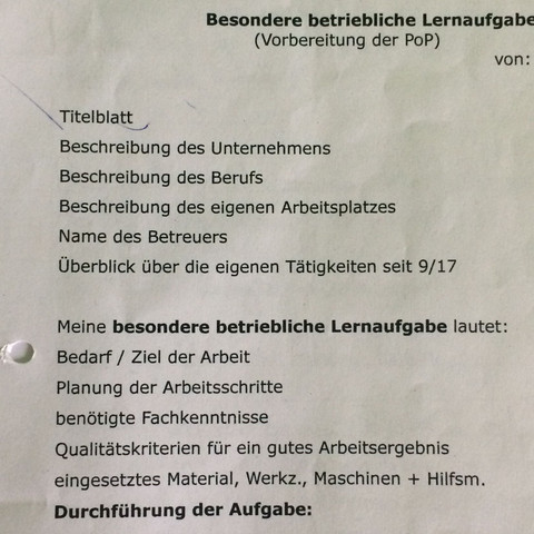 Die Checkliste - (Schule, Arbeit, Prüfung)