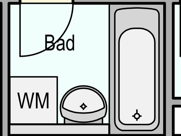 Was bedeutet WM im Bad Grundriss ? (Badezimmer)