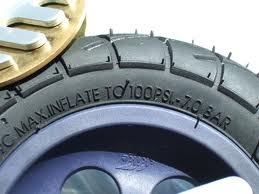 Gummiharre auf Reifen - (Reifen, Gummi)