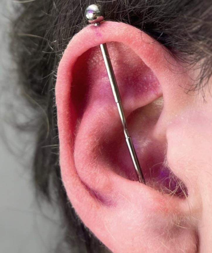 CHICNET Acryl Plug Weiß – Shisha Raucher Pilz Motiv, Ohrschmuck Für Gedehnte Ohrläppchen