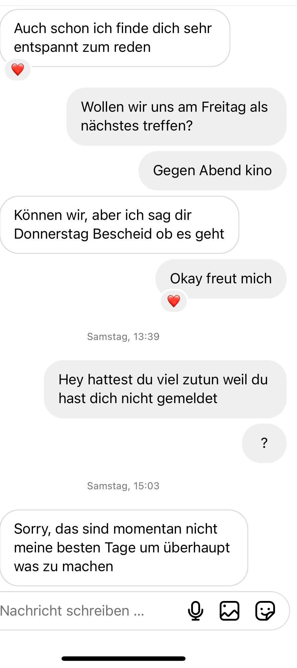 Testet Sie Mich Oder Hat Sie Kein Interesse Was denkt ihr hat sie kein Interesse mehr an mich? (Liebe, Liebe und