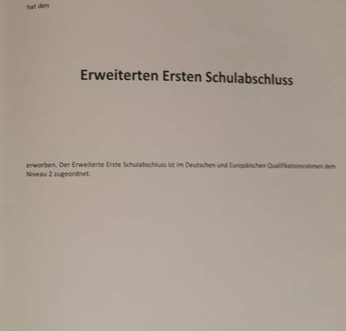What Is Das Schulabschlusszeugnis In This Context