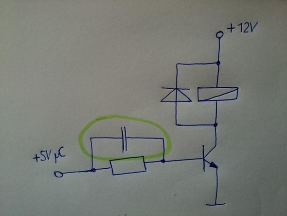 Was Genau Macht Der Kondensator In Dieser Schaltung Elektronik Elektrotechnik