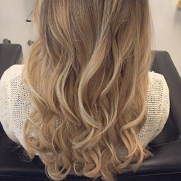 balayage und olaplex haare