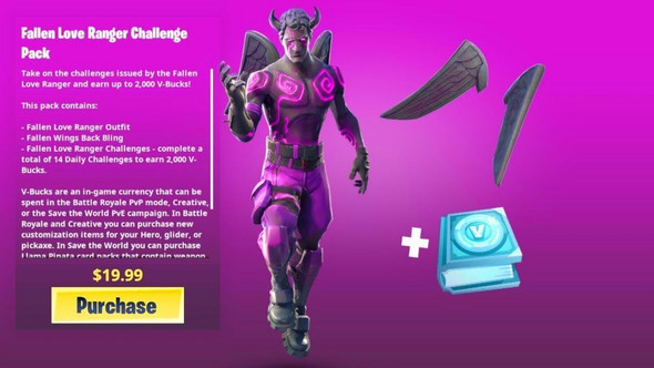 was haltet ihr von dem fallen love ranger challenge pack spiele und gaming meinung umfrage - wie viele v bucks bekommt man fur 10