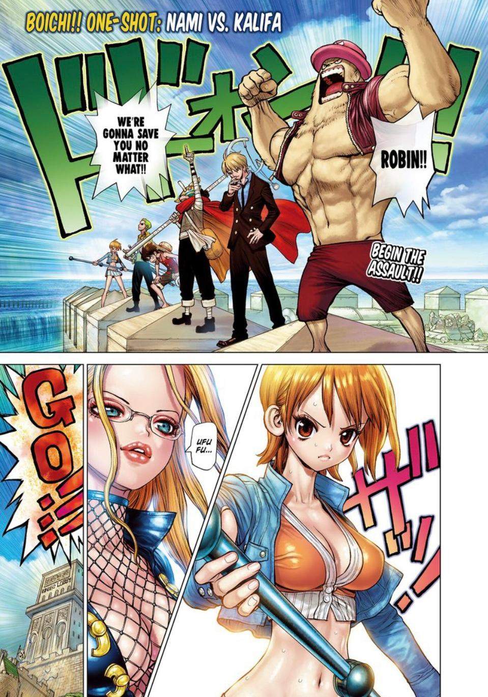 One Piece Nami Vs Kalifa Was haltet ihr von der Zeichnung von Boichi zum Kampf Nami Vs Kalifa?  (Anime, Manga, One Piece)