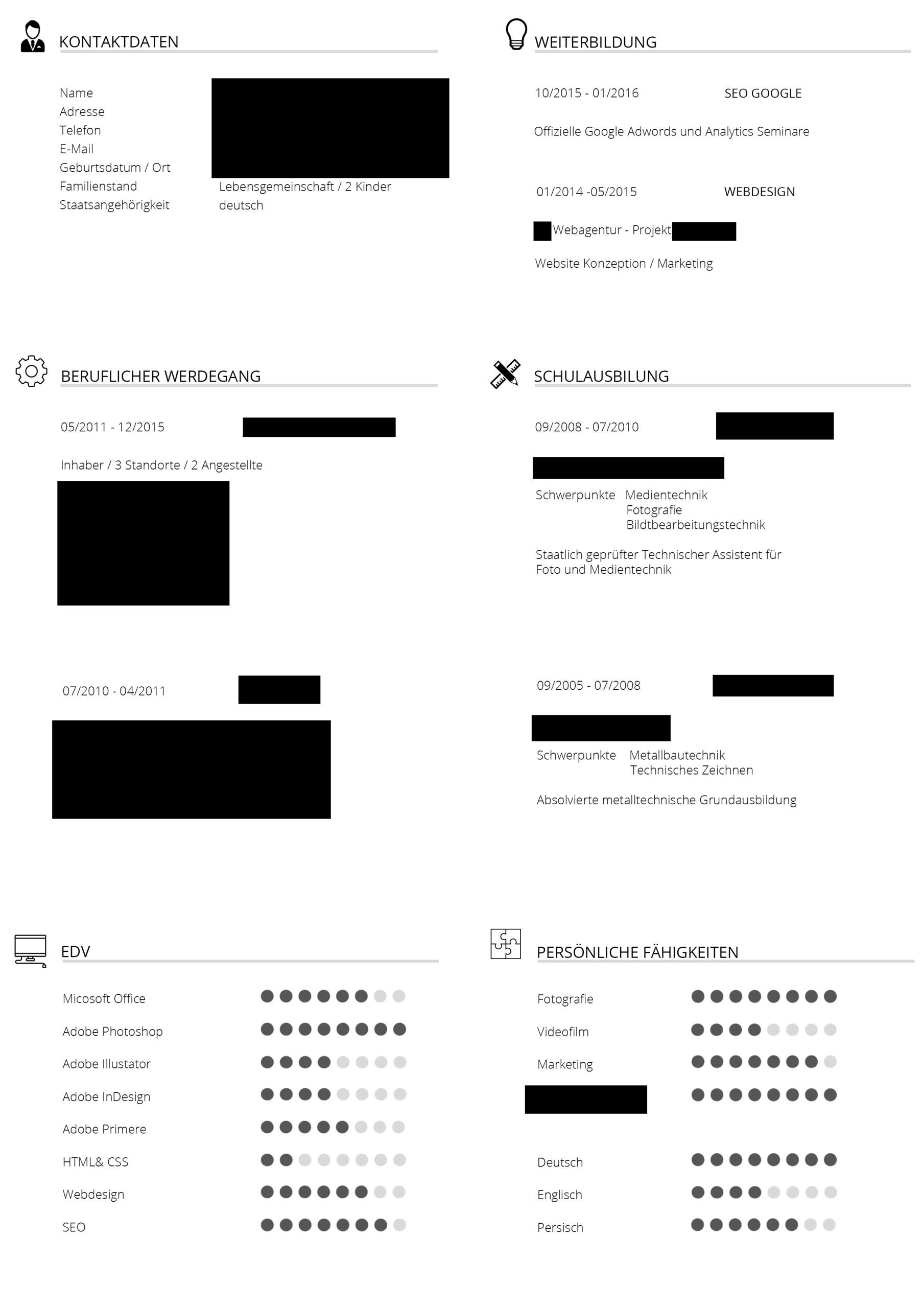 Was haltet ihr von dieser Bewerbung - Im Anhang findet ihr Bilder