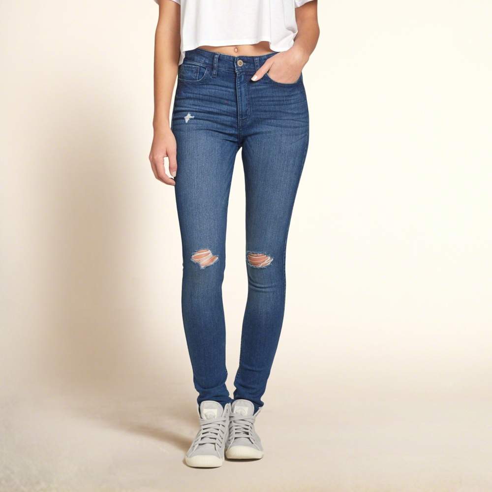 was haltet ihr von High waist jeans, die bis kurz unter dem Bauchnabel