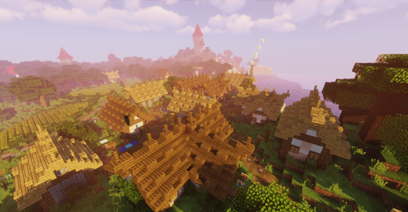Was haltet ihr von meinem Minecraft Dorf?