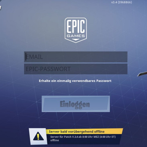 fortnite server fortnite - wie lange sind die server in fortnite noch offline