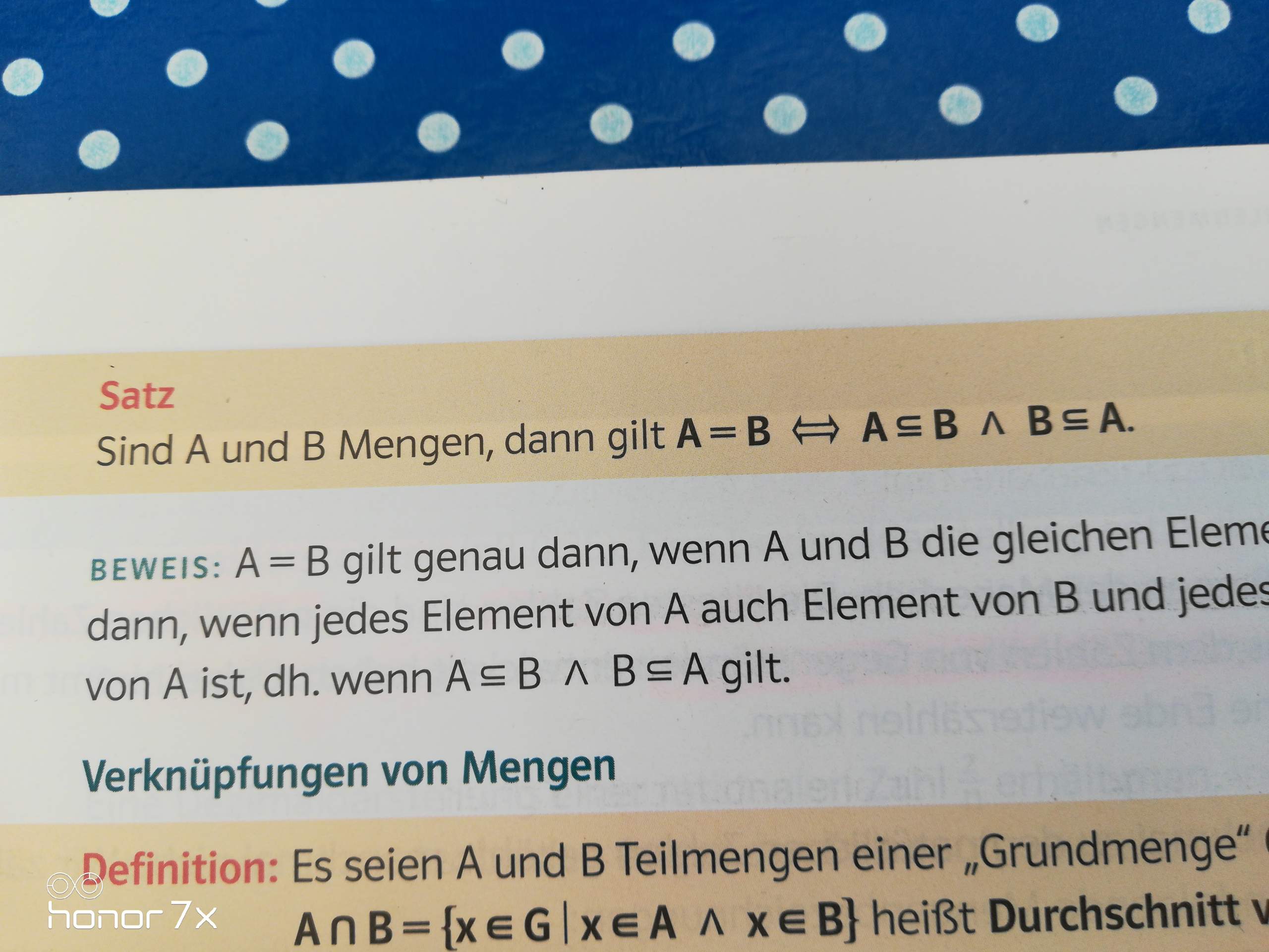 Was heißt genau dann wenn?