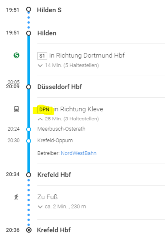 Was heißt DPN? (Bahn)