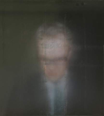 Was interpretiert ihr bei dem Bild „Selbstporträt“ von Gerhard Richter?