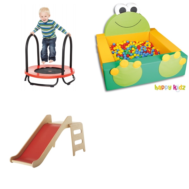 Was ist am sinnvollsten fürs Kleinkind? Trampolin, Bällebad oder ...
