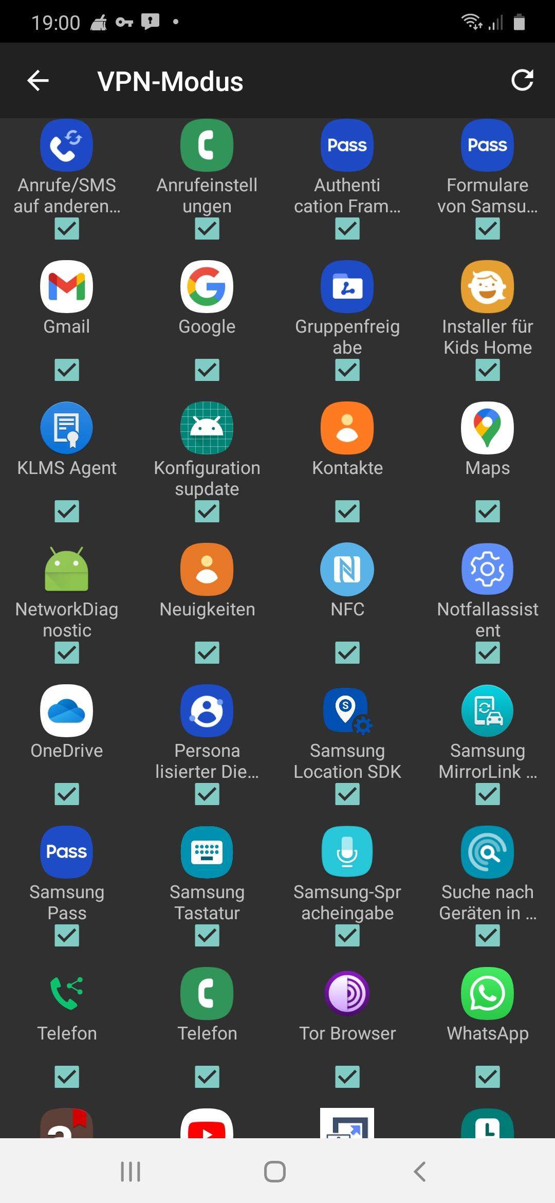 Was die Android App Samsung 