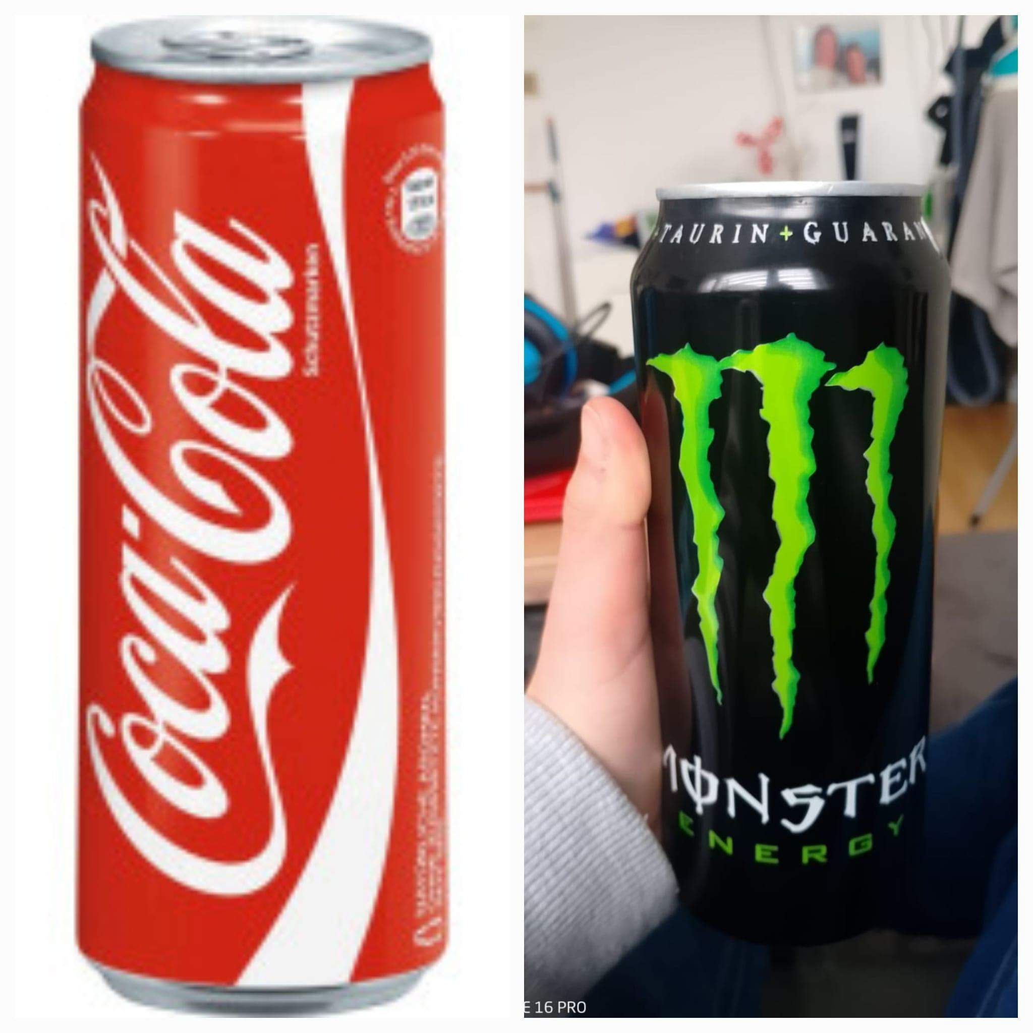 Was ist besser links oder rechts? (Cola, Monster)