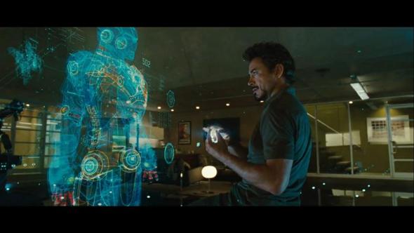 Was Ist Das Bei Iron Man 3d Hologram Oder Sowas In Der Richtungg Siehe Bild Film Telekommunikation Hologramm