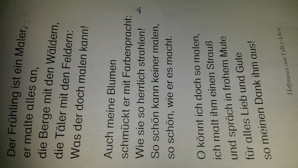 Was ist das dür ein Reim? (Gedicht)