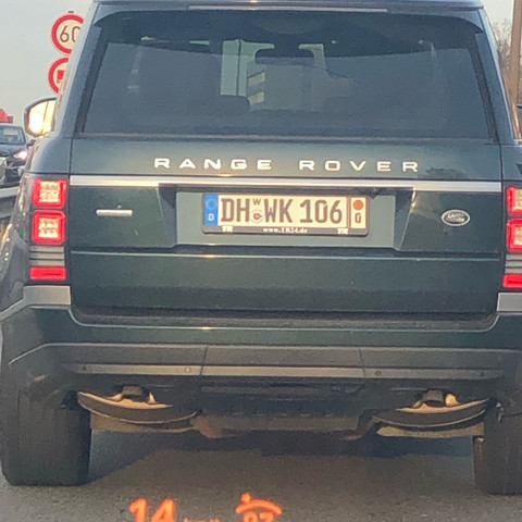 Was Ist Das Fur 1 Kennzeichen X Zulassung Autos Nummernschild