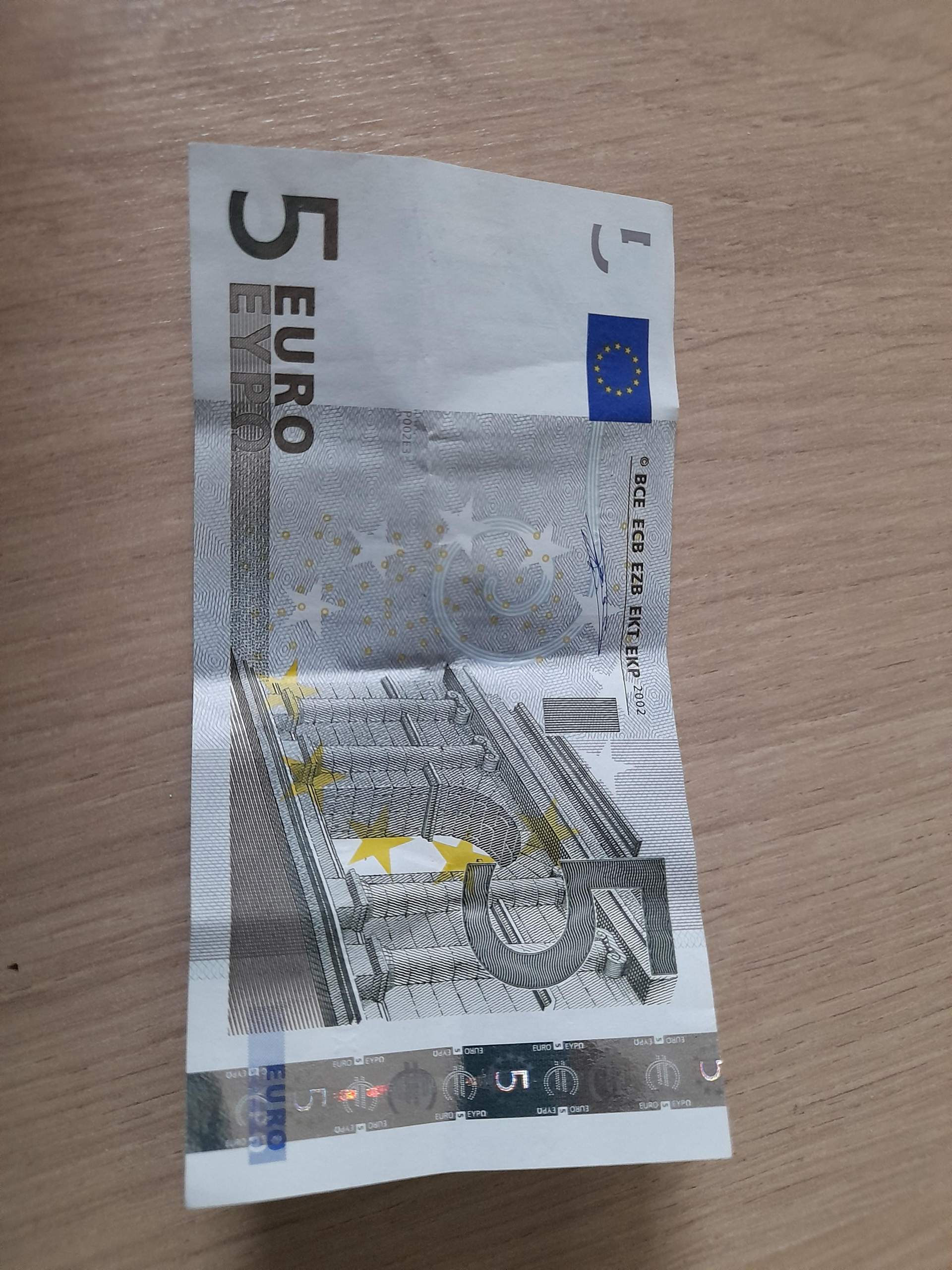 Paragraph 5 Schein Was ist das für ein 5€Schein? (Geld, Wert, Euro)
