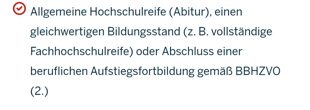 Abschluss Einer Beruflichen Aufstiegsfortbildung Gemäß Bbhzvo 2