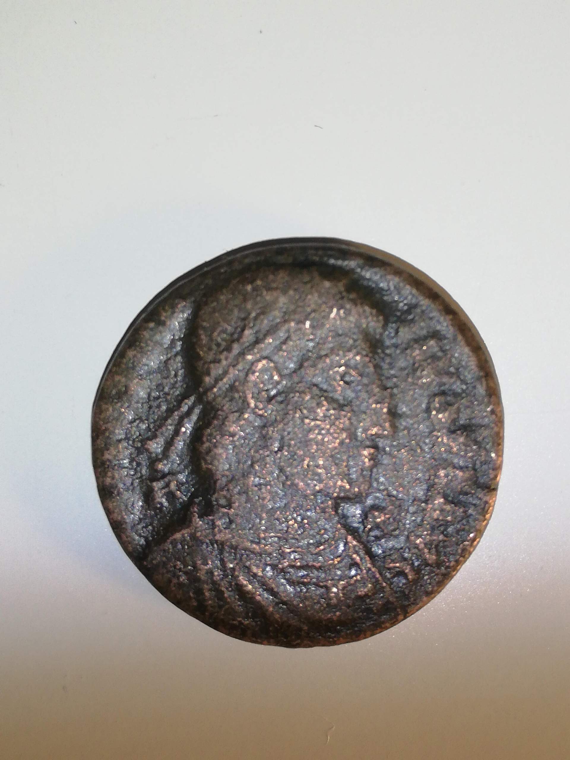 Was ist das für eine Münze? Antik? Kaiser Konstantin? (Wert, Münzen