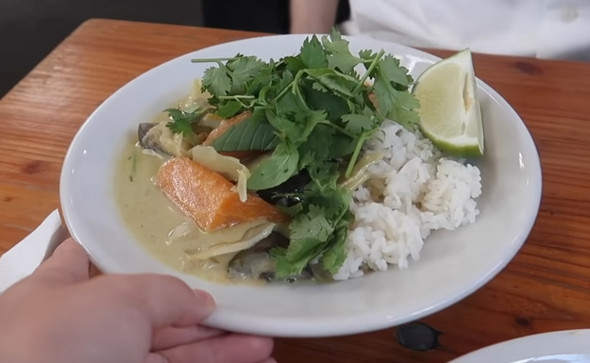 Was Ist Das Fur Grunes Kraut Gemuse Auf Dem Essen Kochen Rezept Asien