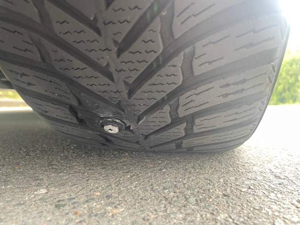 Was ist das in meinem Reifen?