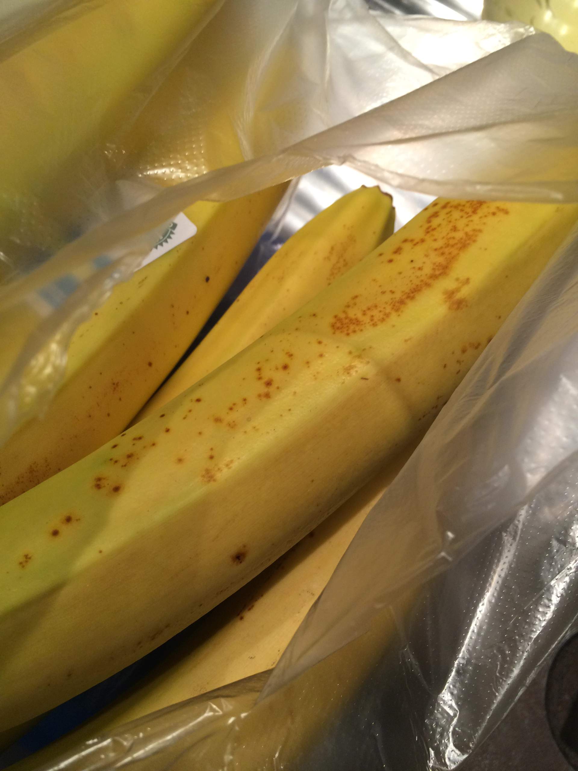 Was ist das? Komische rotbraune kleine Punkte auf der Banane? (Gesundheit,  Ernhrung)