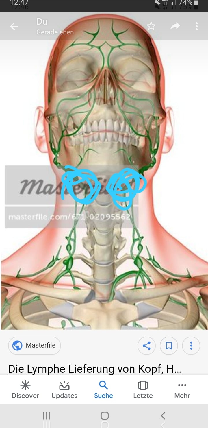 Geschwollenen lymphknoten am hals