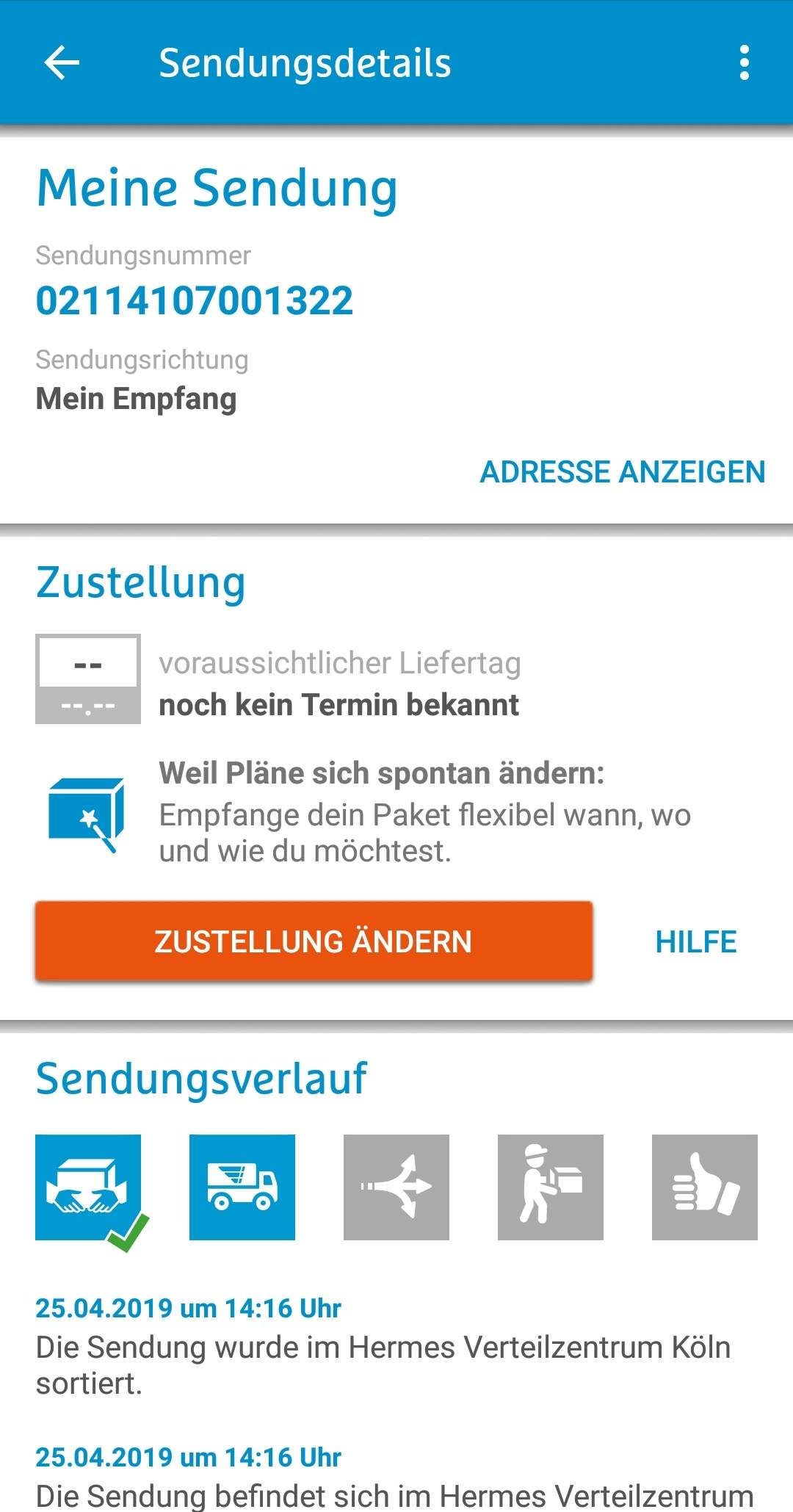 Was ist denn da bei Hermes los? (Post, Paket, Versand) Was ist denn da bei Hermes los? (Post, Paket, Versand)