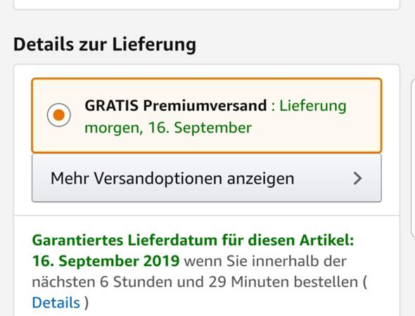 Amazon Premiumversand Amazon Premiumversand