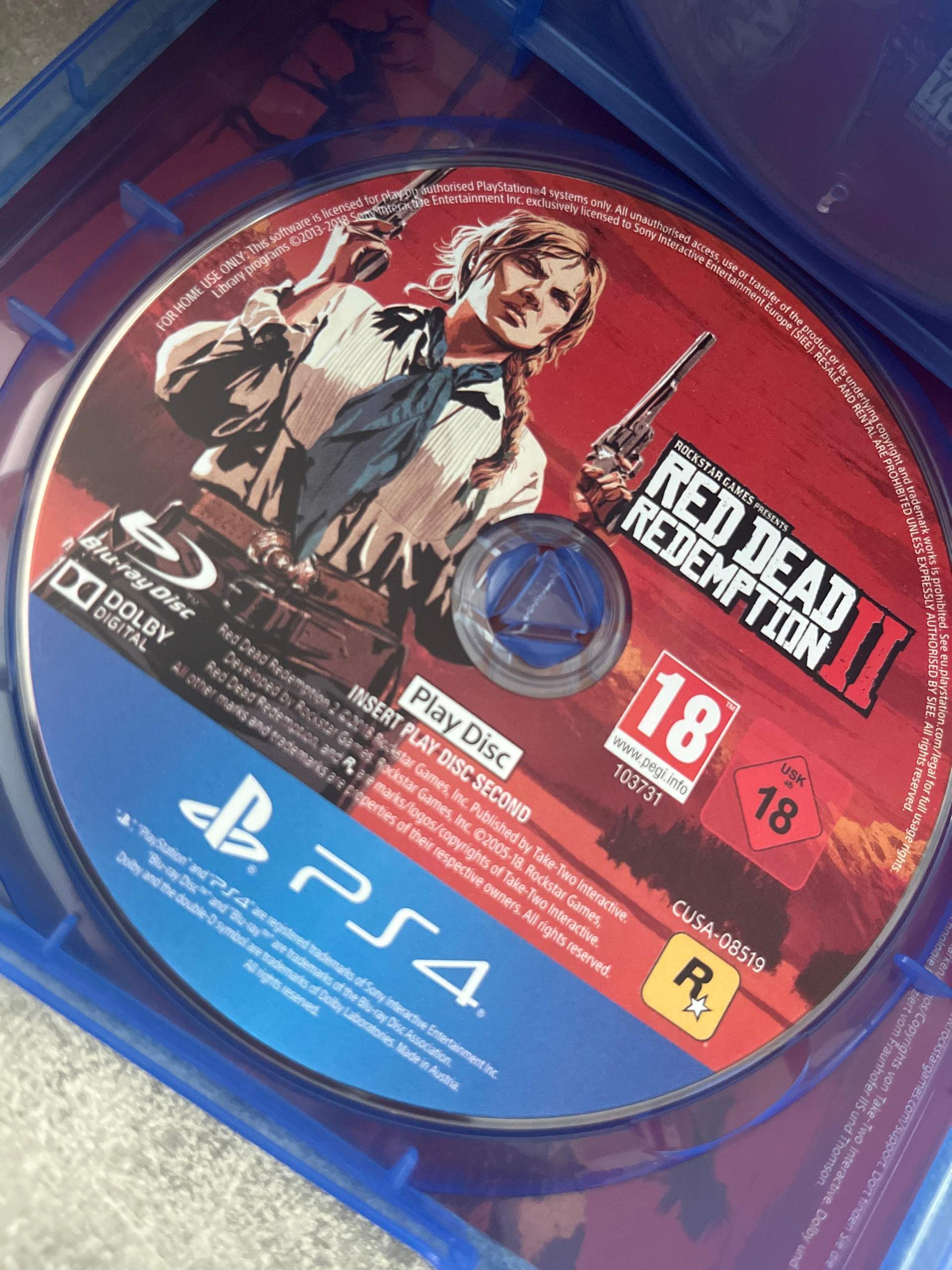 Was ist der Unterschied zwischen data disc und Play Disc bei red Dead