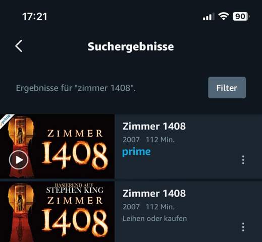 Was ist der Unterschied zwischen dieses beiden Filmen? (Kino, Horror