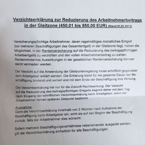 Was Ist Der Verzicht Auf Reduzierung Des Arbeitsnehmerbeitrags Steuern Rentenversicherung