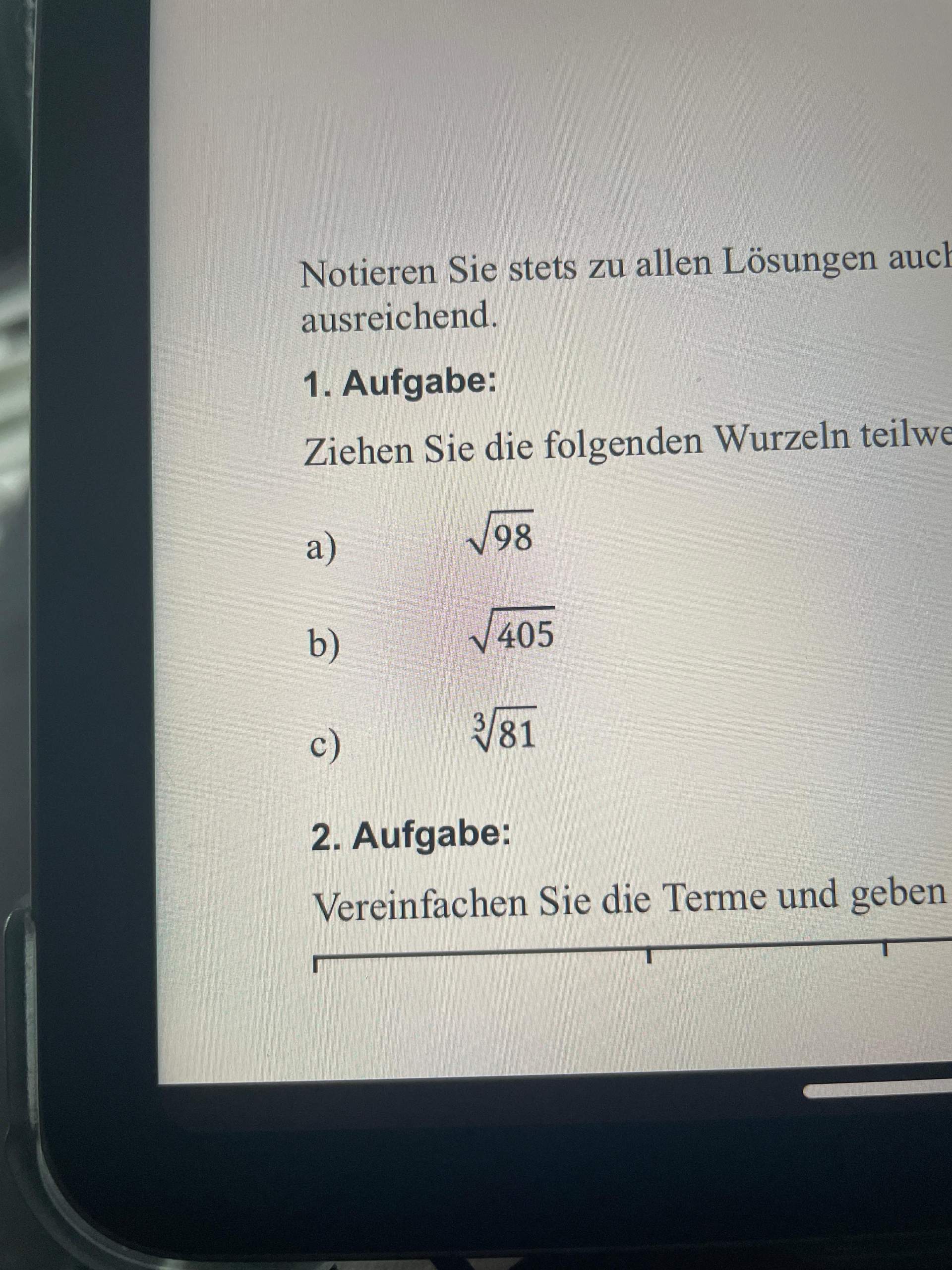 Was Ist Die Wurzel Aus 81