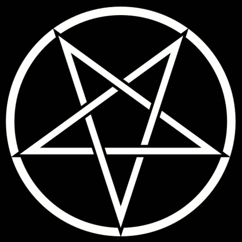 Umgedrehtes Pantagramm - (Metal, Gothic, Satanismus)