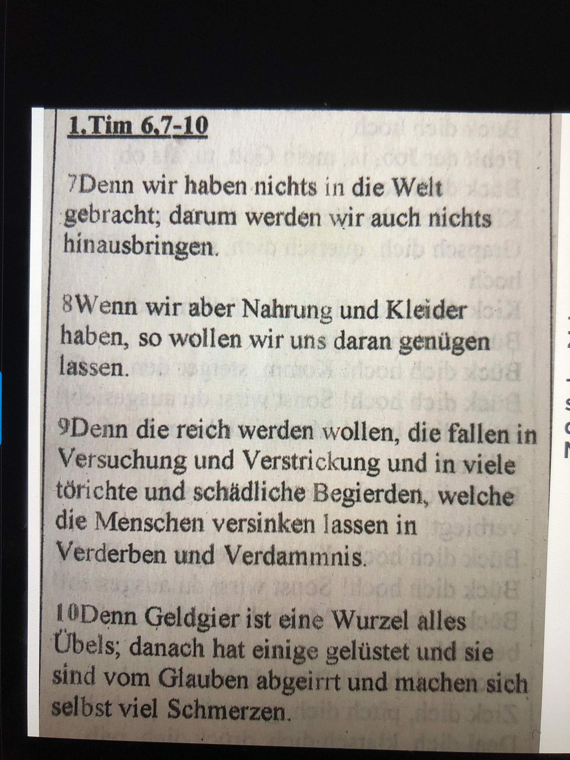 Was ist die Kernaussage dieser Bibelstelle? (Schule, Religion, Bibel)