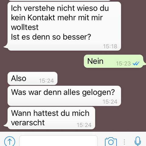 kein kontakt mehr