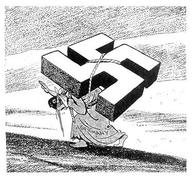 Nationalsozialismus Karikatur