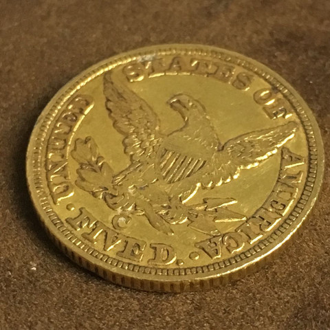Die Seite mit dem Adler, unter ihm steht C - (Geld, USA, Wert)