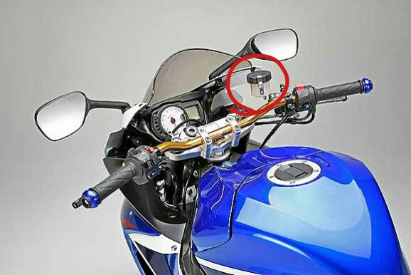 Was ist dieses Teil am Motorradlenker? (Motorrad, Motor, Teile)