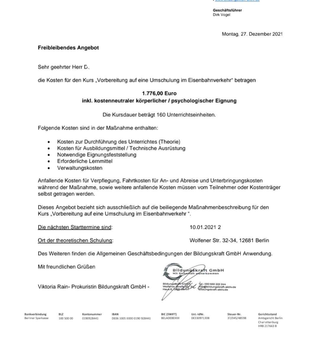 Was Ist Ein Freibleibendes Angebot