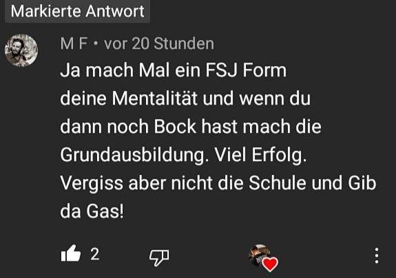 - (Bundeswehr, FSJ, Freiwilliges Soziales Jahr)
